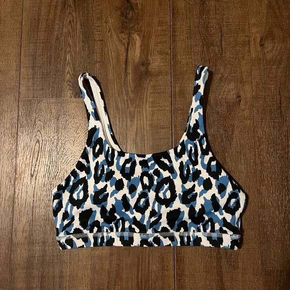 FLEO Celine Sports Bra - Blue Leopard - Picture 2 of 7